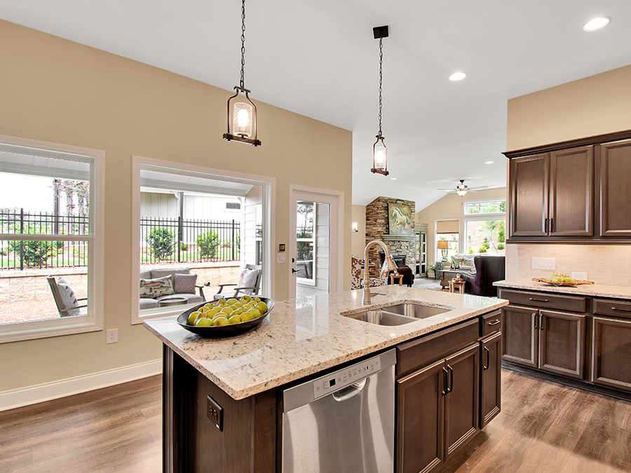 Plenty of natural light is a hallmark of Windsong homes.